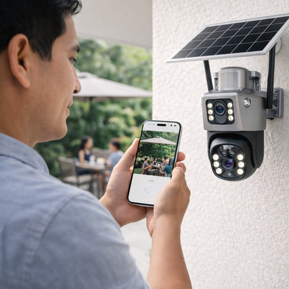 CÁMARA IP SOLAR QP T22